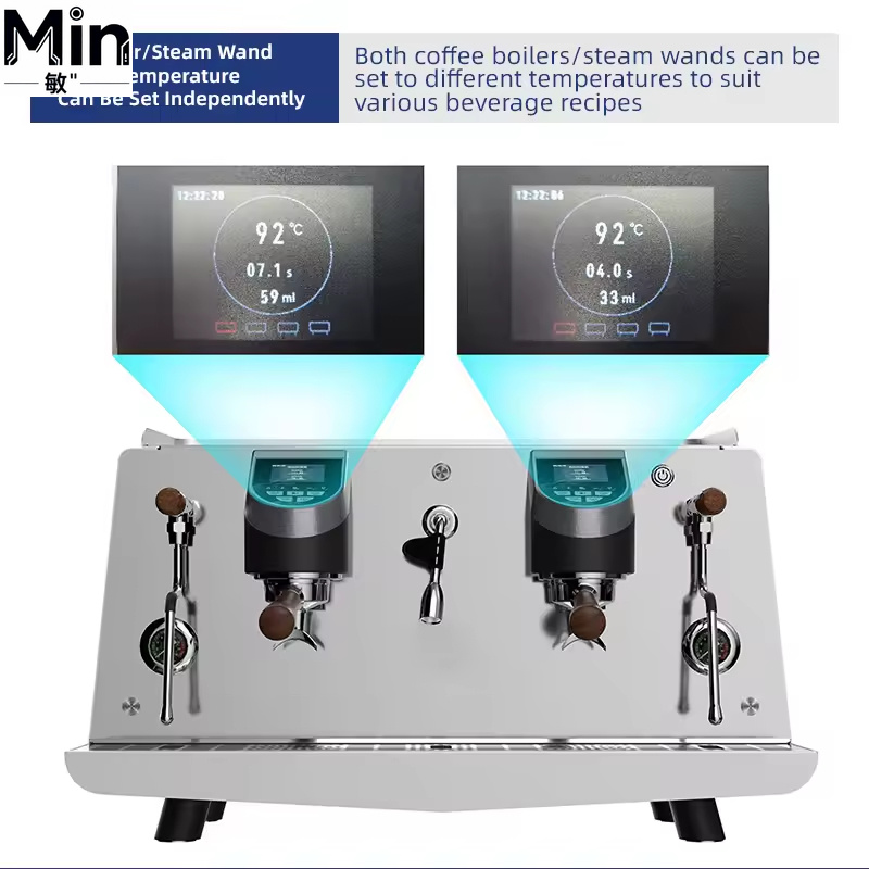 Commercial Espresso Machine 2 Group - ماكينة قهوة إسبريسو إيطالية شبه أوتوماتيكية