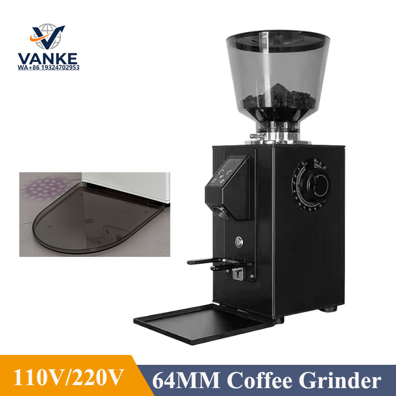 Commercial Coffee Grinder Flat Burr 64Mm - مطحنة قهوة احترافية بقوة 400 واط