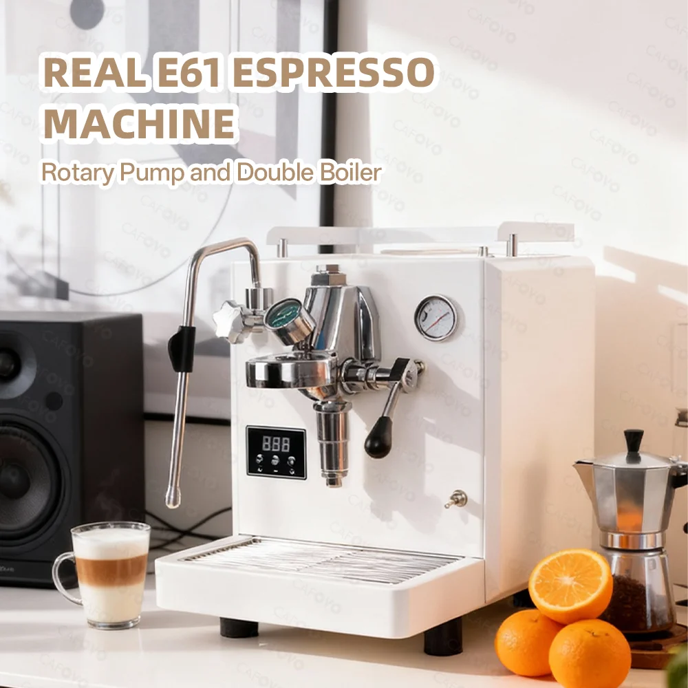 Semi Automatic Espresso Machine Pid - ماكينة إسبريسو CAFOVO E133 Real E61