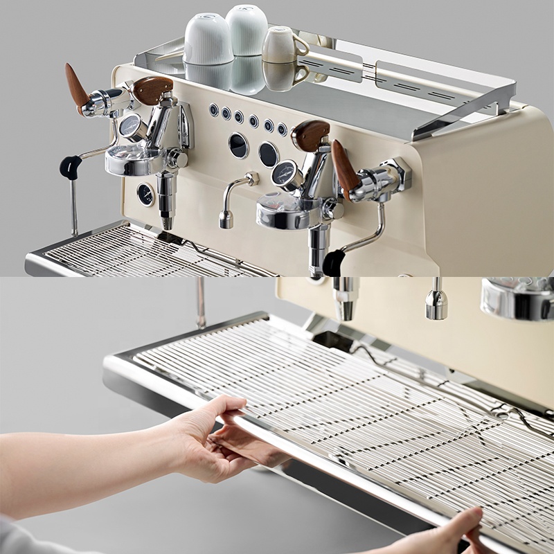 Commercial Espresso Machine 2 Group - ماكينة قهوة إسبريسو كهربائية شبه أوتوماتيكية