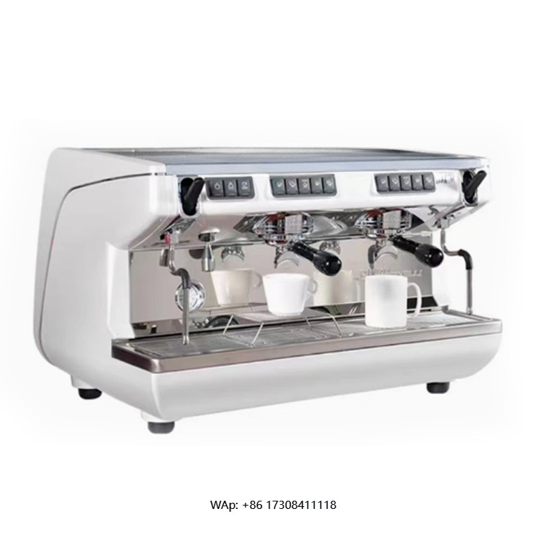Commercial Espresso Machine 2 Group - ماكينة إسبريسو شبه أوتوماتيكية احترافية بلون