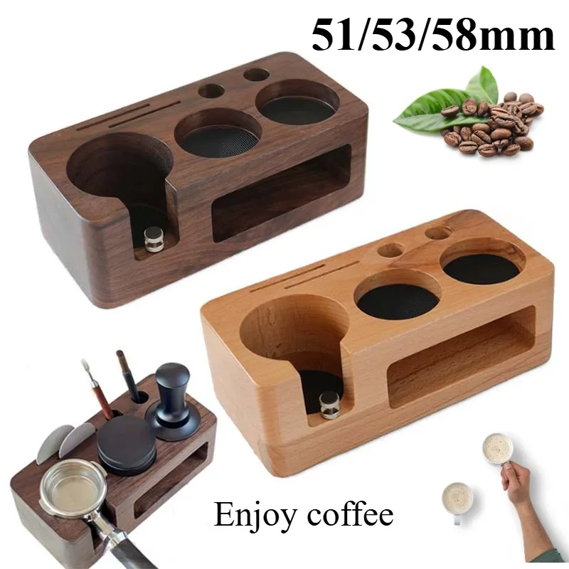 Espresso Tamper Station - محطة تثبيت القهوة الإسبريسو 51/53/58 مم،