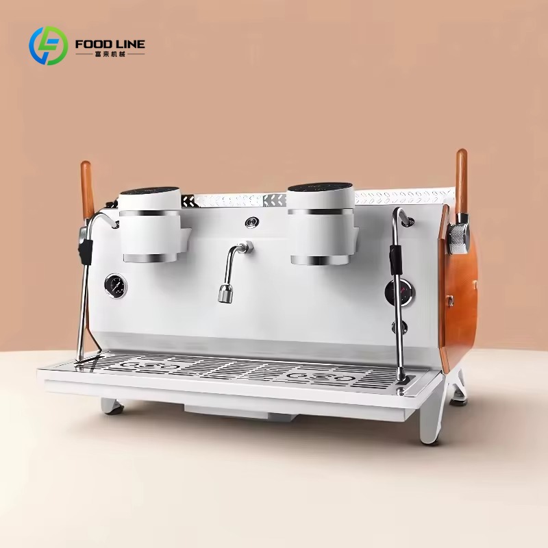 Commercial Espresso Machine 2 Group - ماكينة إسبريسو أوتوماتيكية مبرمجة برأسين من