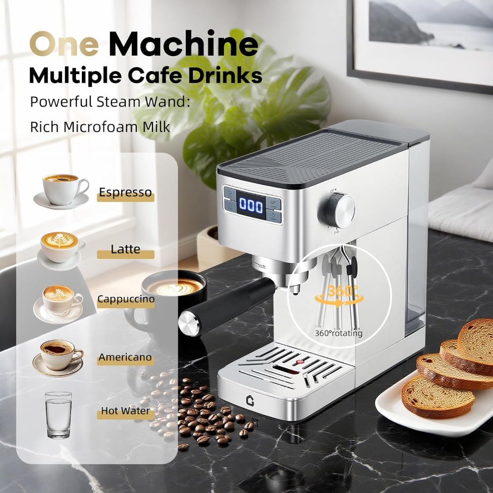 Espresso Machine Dual Boiler - ماكينة إسبريسو جارفي كومباكت 20 بار