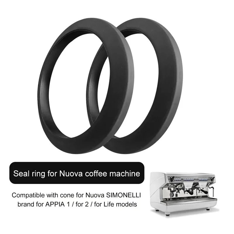Commercial Espresso Machine 2 Group - قطعتان من حلقات السيليكون العازلة لرأس