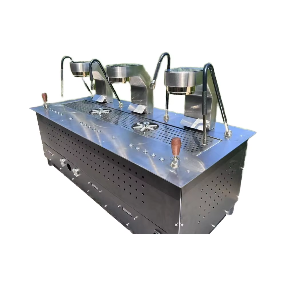 Commercial Coffee Machine 3 Group - ماكينة قهوة تجارية بثلاث مجموعات تحت