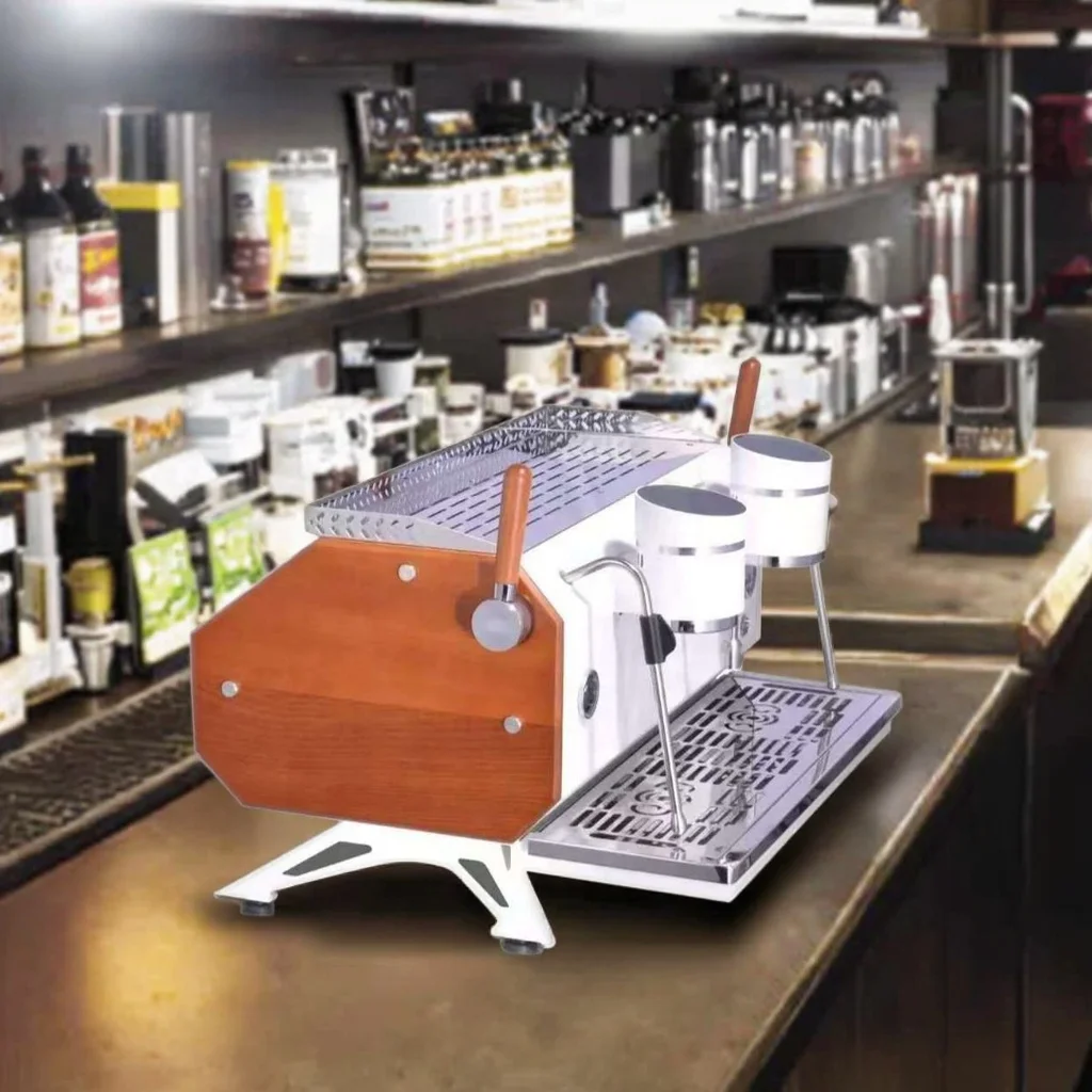 Commercial Espresso Machine 2 Group - ماكينة قهوة احترافية تجارية لصنع الكابتشينو،