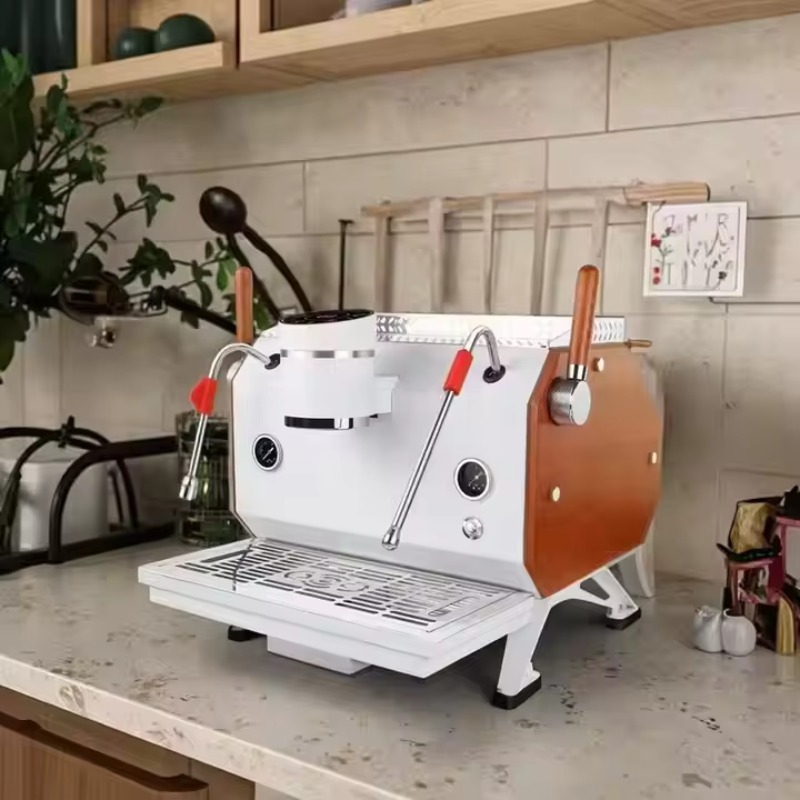Commercial Espresso Machine 2 Group - ماكينة إسبريسو نصف أوتوماتيكية بمجموعة واحدة،