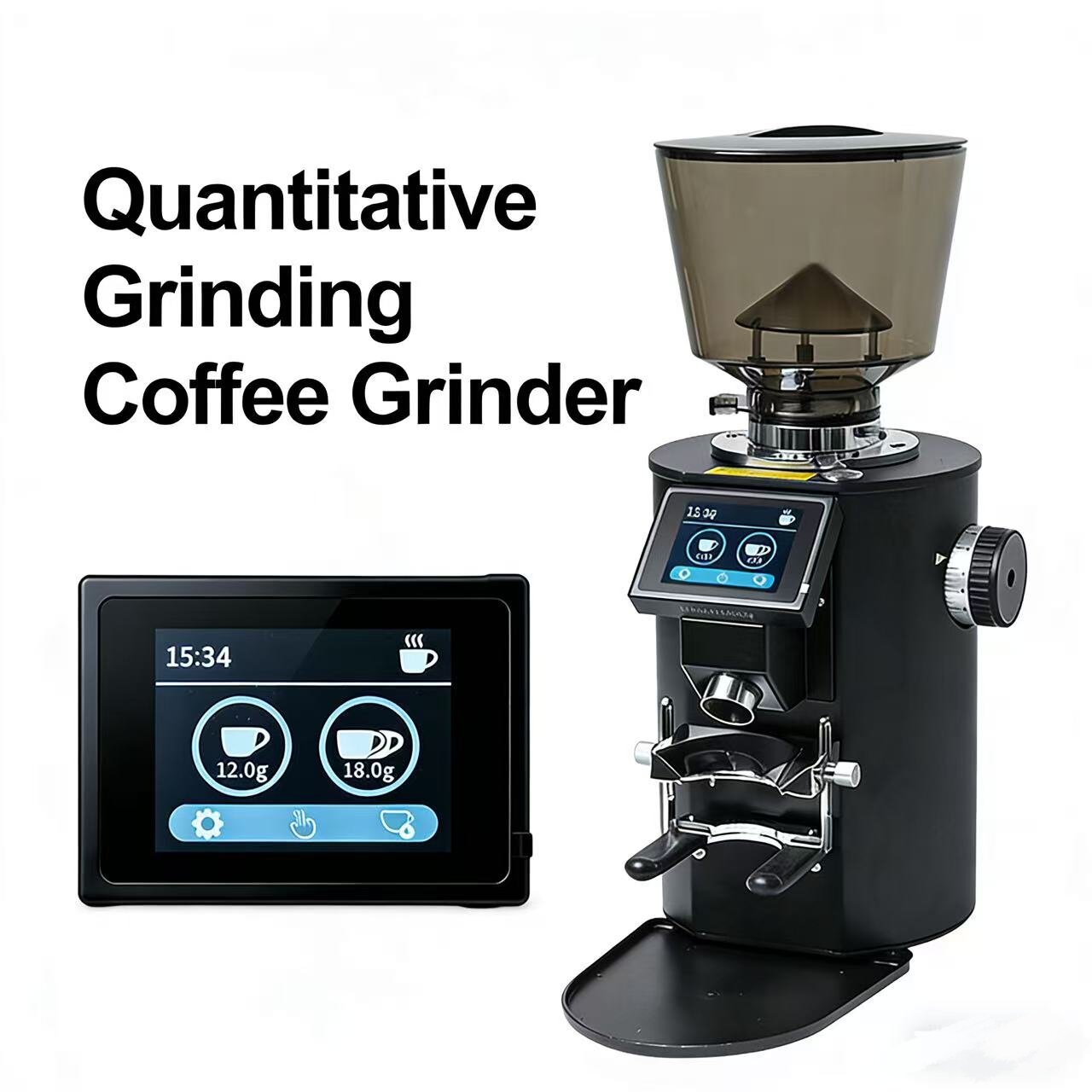 مطحنة قهوة احترافية تجارية بقط - مراجعة Commercial Coffee Grinder Flat Burr 64Mm وسعره