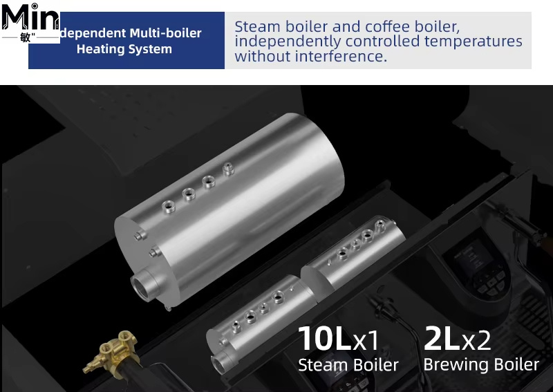 ماكينة قهوة إسبريسو إيطالية شب - مراجعة Commercial Espresso Machine 2 Group وسعره