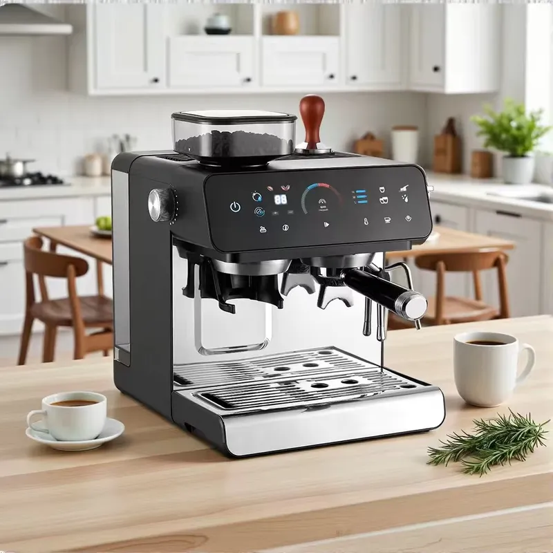 ماكينة إسبريسو شبه أوتوماتيكية - مراجعة Semi Automatic Espresso Machine Pid وسعره