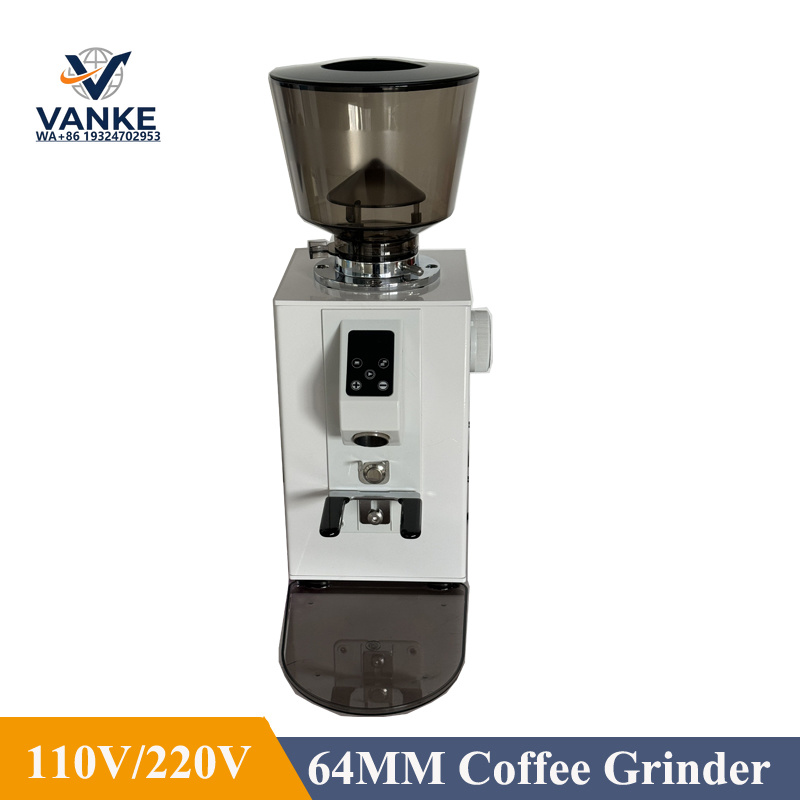 مطحنة قهوة احترافية بقوة 400 و - مراجعة Commercial Coffee Grinder Flat Burr 64Mm وسعره