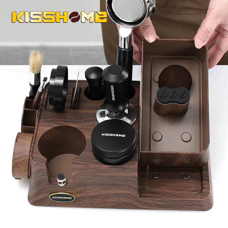 KISSHOME اسبريسو العبث محطة تد - مراجعة Espresso Tamper Station وسعره