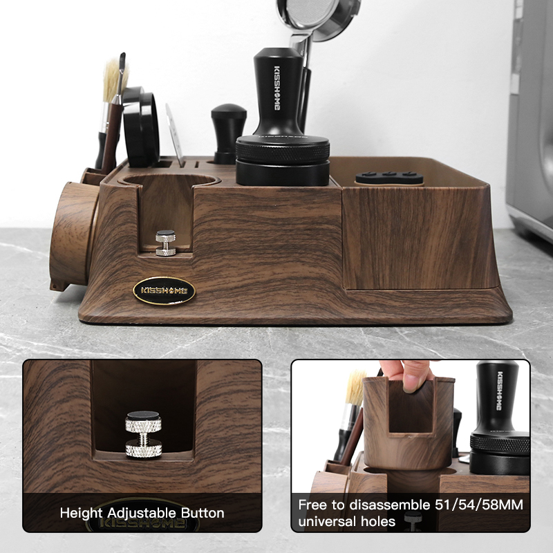 KISSHOME اسبريسو العبث محطة تد - مراجعة Espresso Tamper Station وسعره