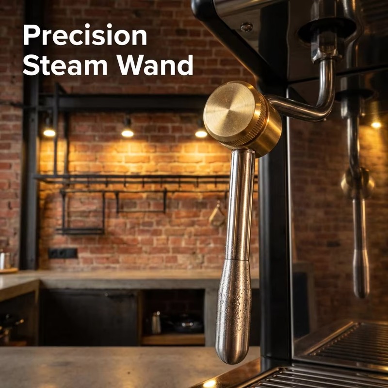 ماكينة قهوة إسبريسو إيطالية نص - مراجعة Semi Automatic Espresso Machine Pid وسعره