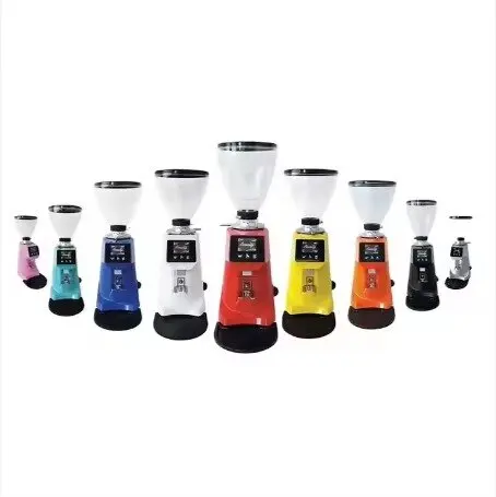 التجارية A80 الكهربائية ماكينة - مراجعة Commercial Coffee Grinder Flat Burr 64Mm وسعره