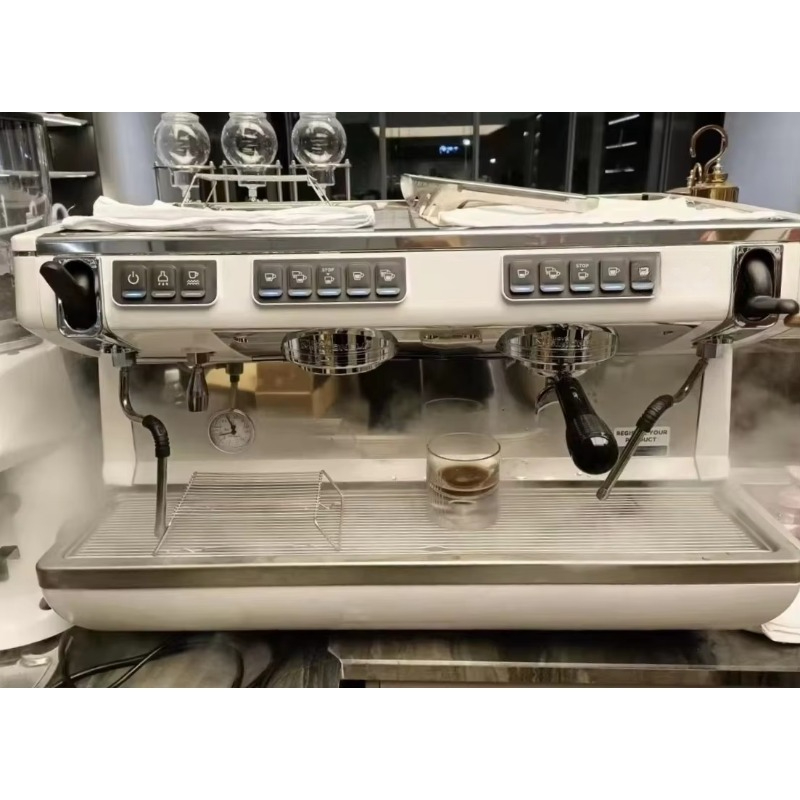 ماكينة إسبريسو شبه أوتوماتيكية - مراجعة Commercial Espresso Machine 2 Group وسعره