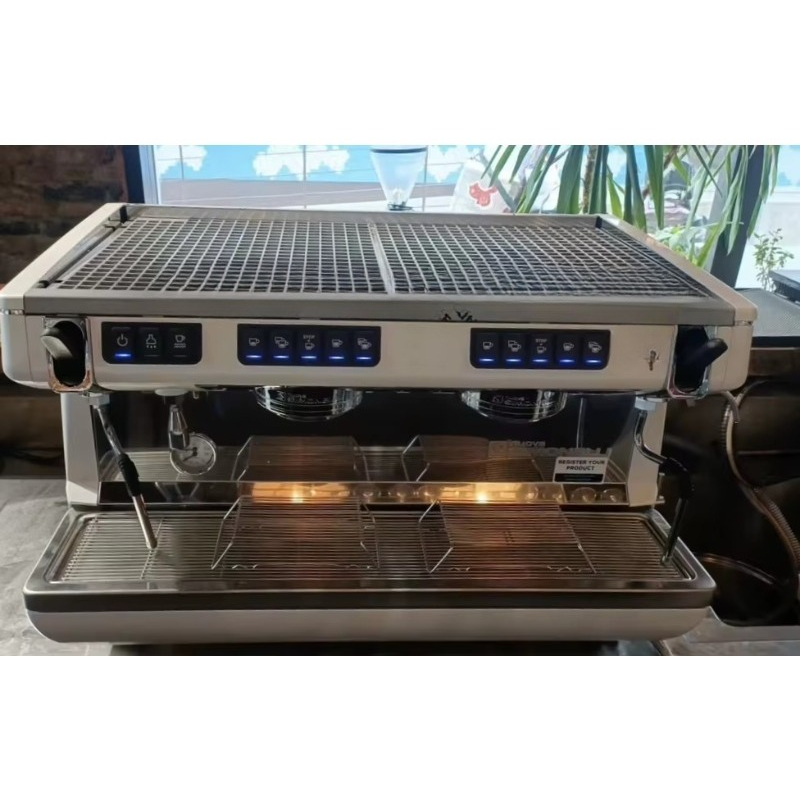 ماكينة إسبريسو شبه أوتوماتيكية - مراجعة Commercial Espresso Machine 2 Group وسعره