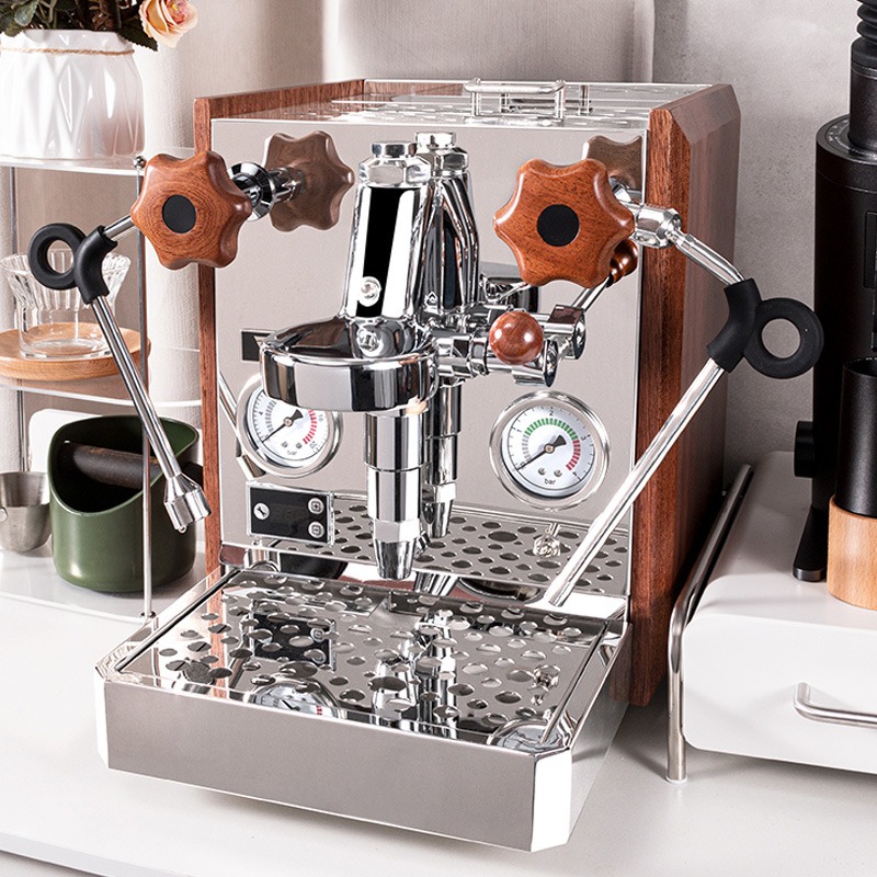 ماكينة قهوة إسبريسو احترافية ف - مراجعة Espresso Machine 1 Group E61 وسعره