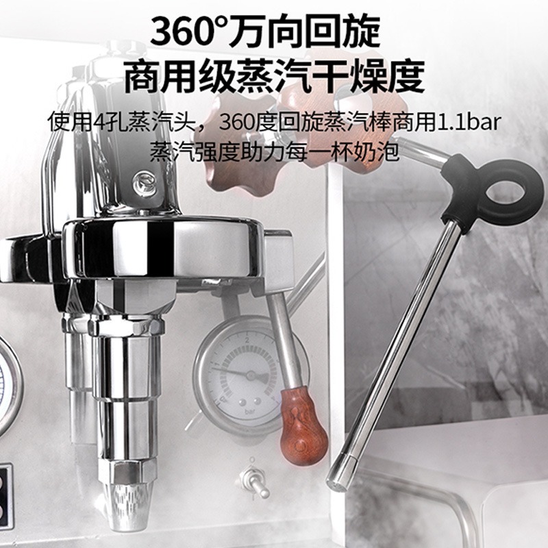 ماكينة قهوة إسبريسو احترافية ف - مراجعة Espresso Machine 1 Group E61 وسعره