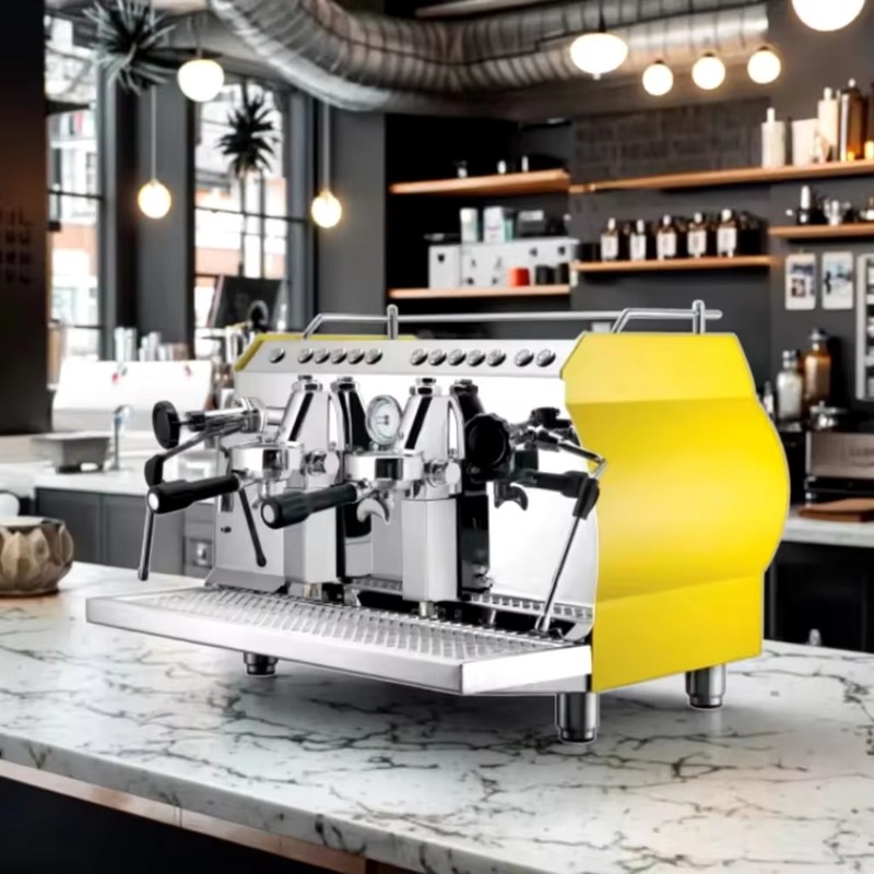 ماكينة إسبريسو تجارية بثلاث مج - مراجعة Commercial Coffee Machine 3 Group وسعره