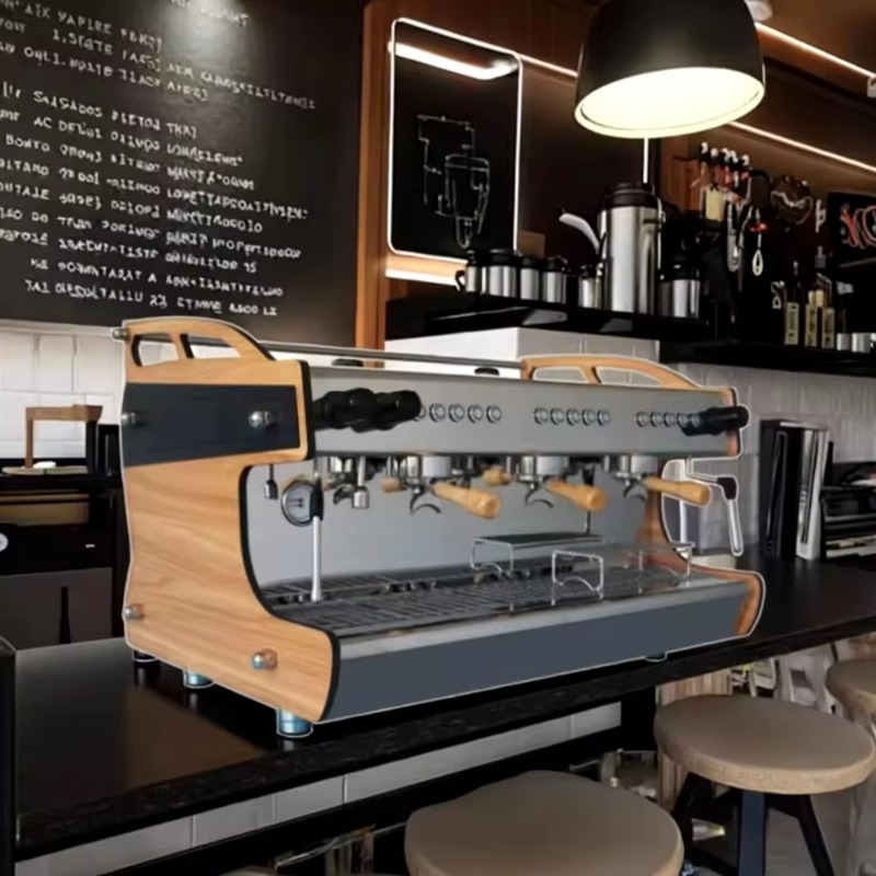 ماكينة إسبريسو تجارية بثلاث مج - مراجعة Commercial Coffee Machine 3 Group وسعره