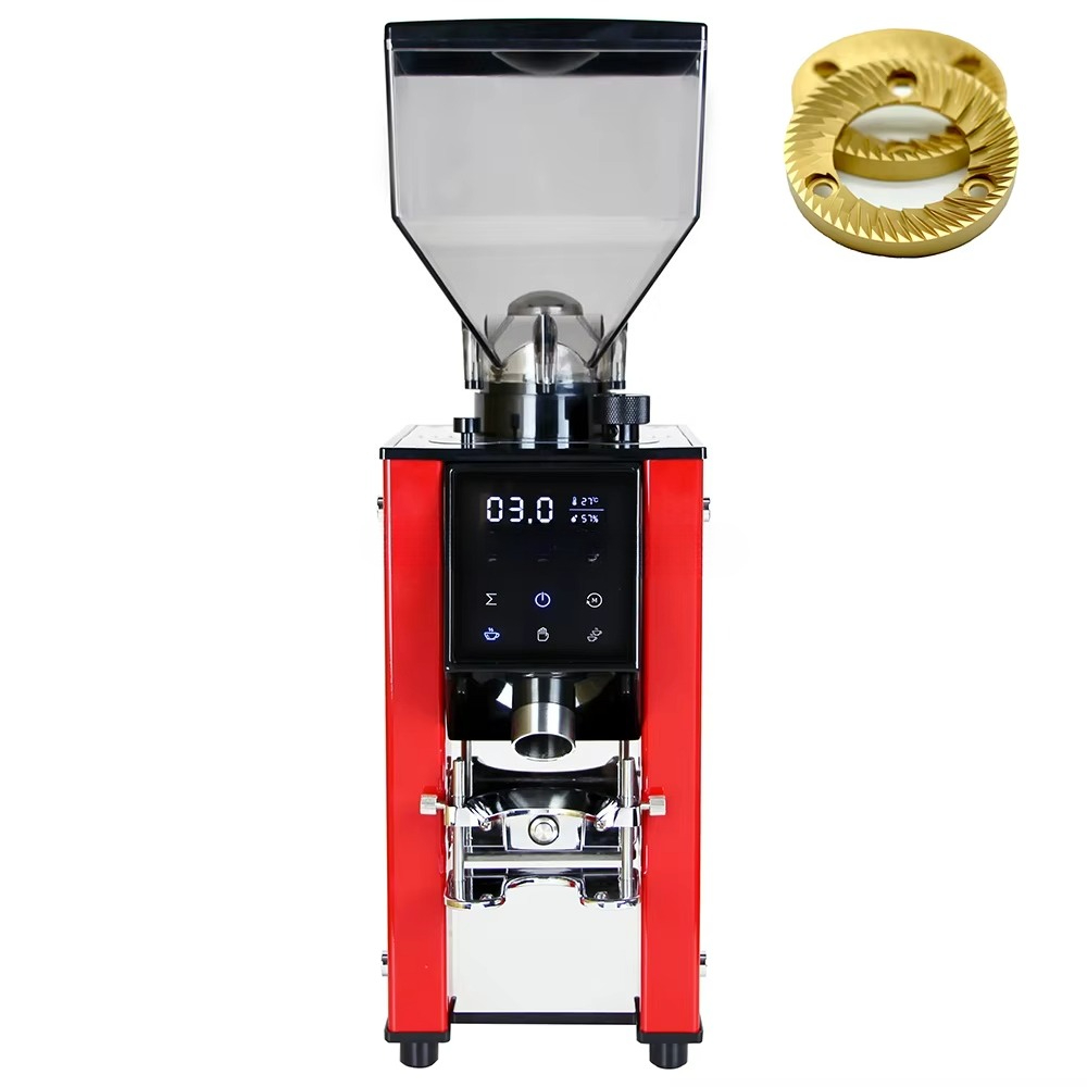 مطحنة قهوة يدوية 2025 الأكثر م - مراجعة Commercial Coffee Grinder Flat Burr 64Mm وسعره