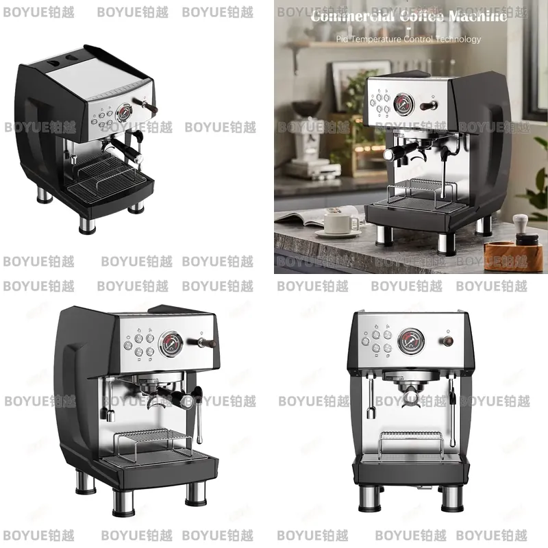 ماكينة إسبريسو تجارية شبه أوتو - مراجعة Semi Automatic Espresso Machine Pid وسعره