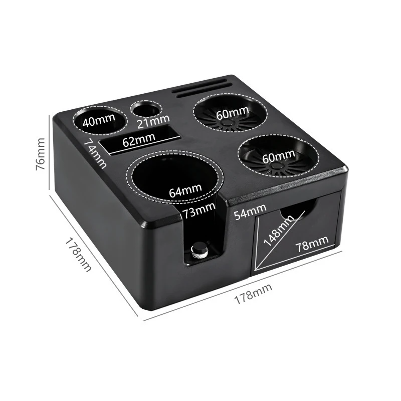 محطة دك القهوة لمرشحات القهوة  - مراجعة Espresso Tamper Station وسعره