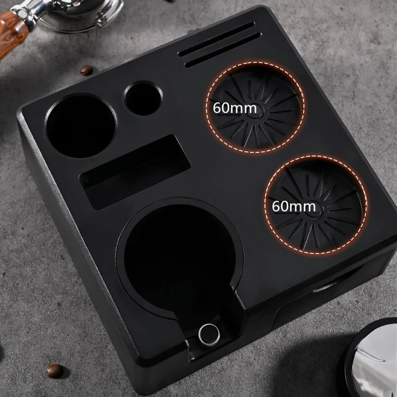 محطة دك القهوة لمرشحات القهوة  - مراجعة Espresso Tamper Station وسعره