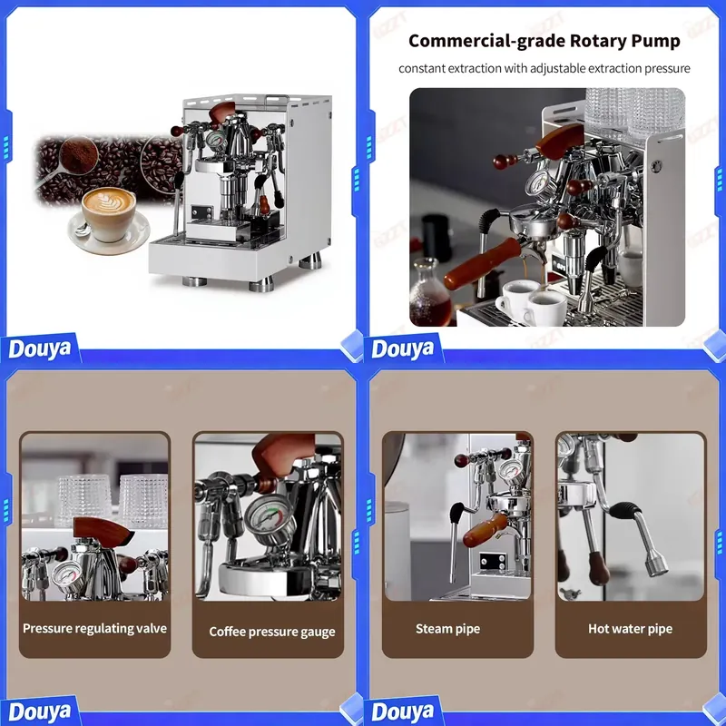 ماكينة قهوة إسبريسو تجارية كلا - مراجعة Espresso Machine Rotary Pump وسعره