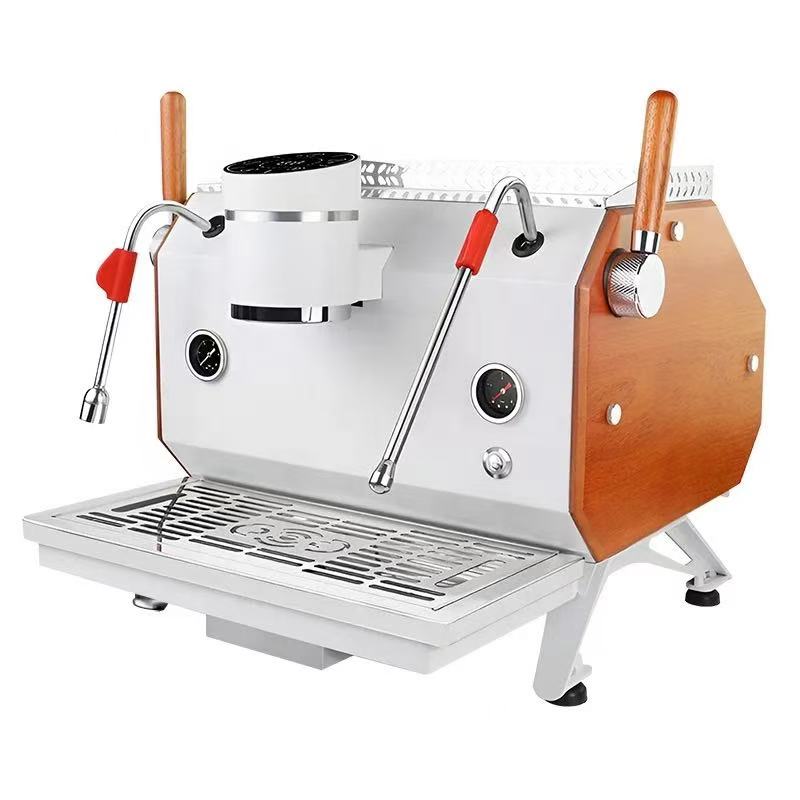 ماكينة إسبريسو وكابتشينو كهربا - مراجعة Commercial Espresso Machine 2 Group وسعره