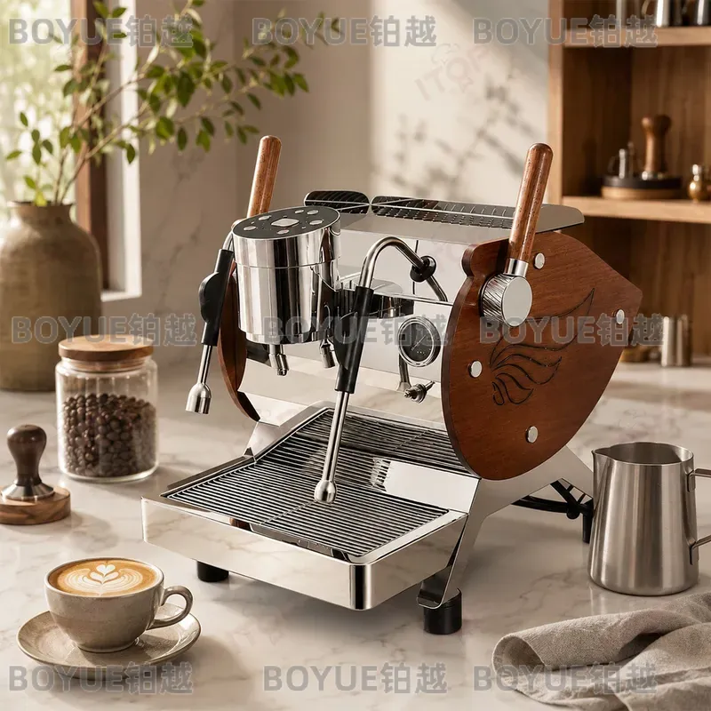 ماكينة إسبريسو تجارية شبه أوتو - مراجعة Semi Automatic Espresso Machine Pid وسعره