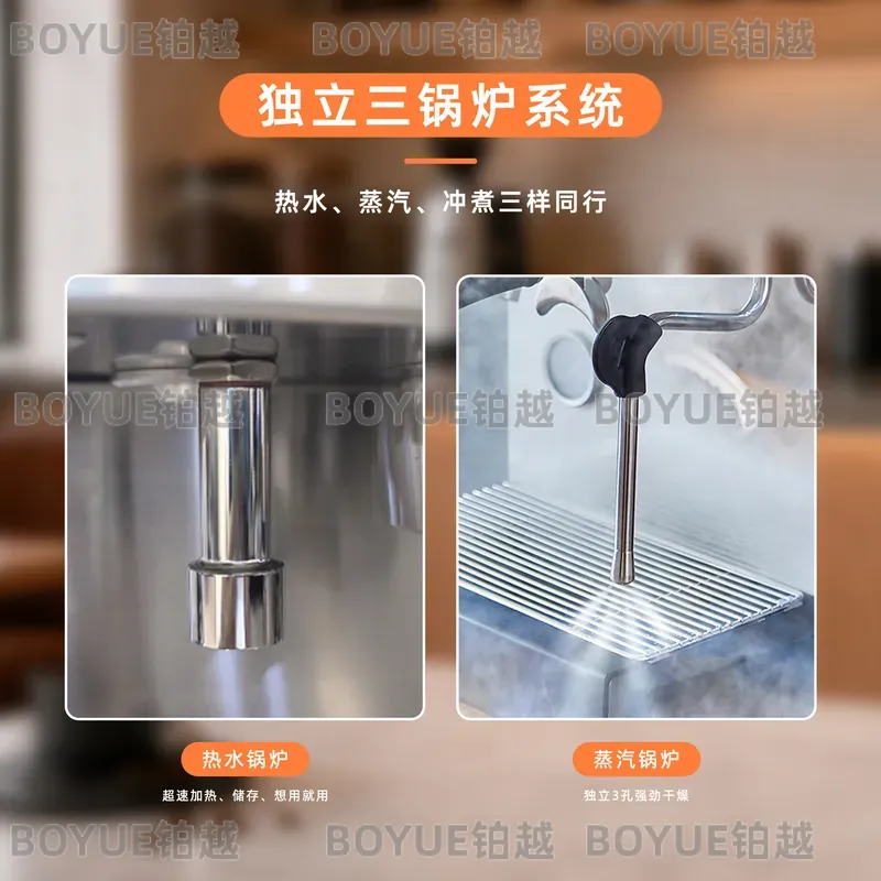 ماكينة إسبريسو تجارية شبه أوتو - مراجعة Semi Automatic Espresso Machine Pid وسعره