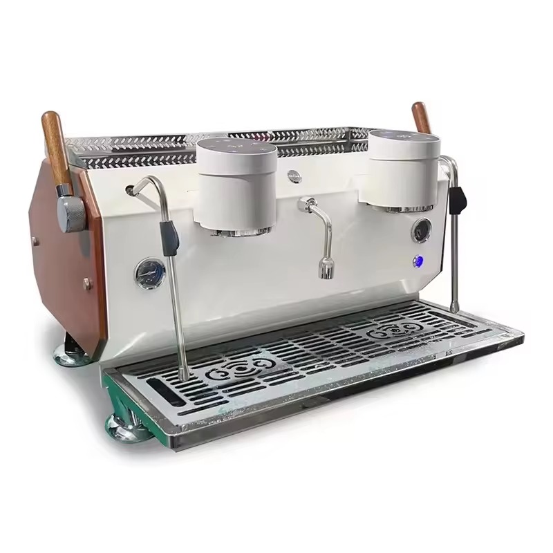 ماكينة إسبريسو أوتوماتيكية مبر - مراجعة Commercial Espresso Machine 2 Group وسعره