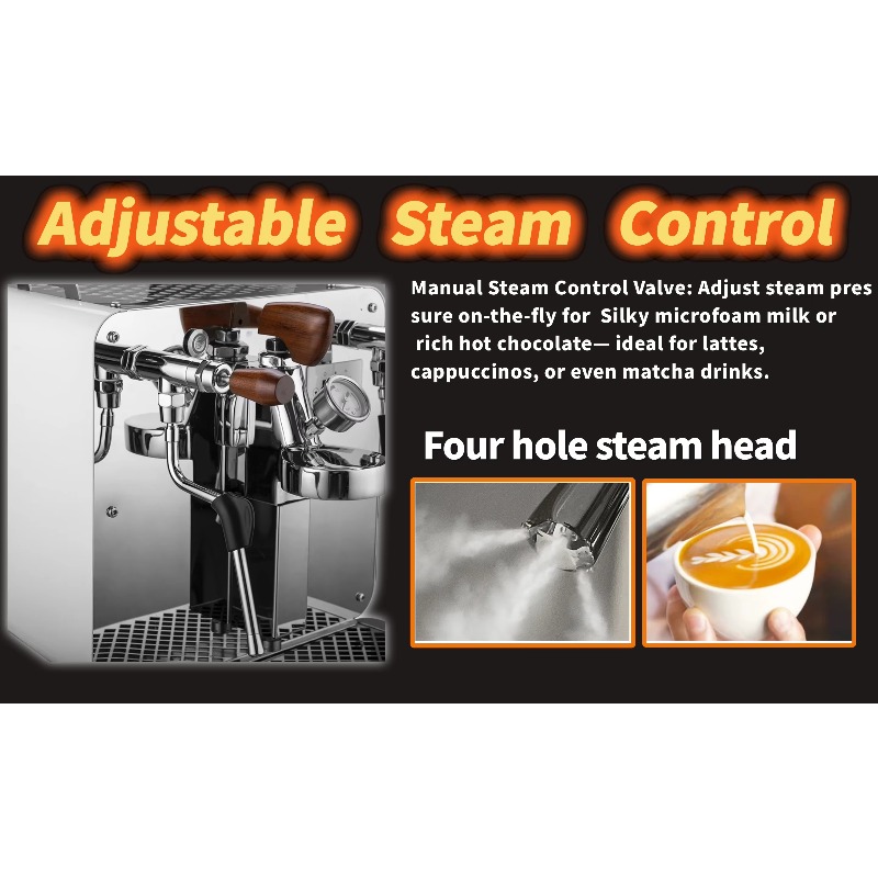 ماكينة قهوة اسبريسو احترافية E - مراجعة Espresso Machine 1 Group E61 وسعره