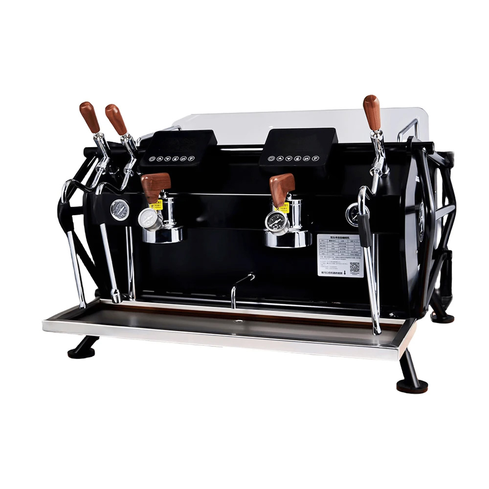 التجارية مزدوجة الرأس 2L + 6L  - مراجعة Espresso Machine Dual Boiler وسعره