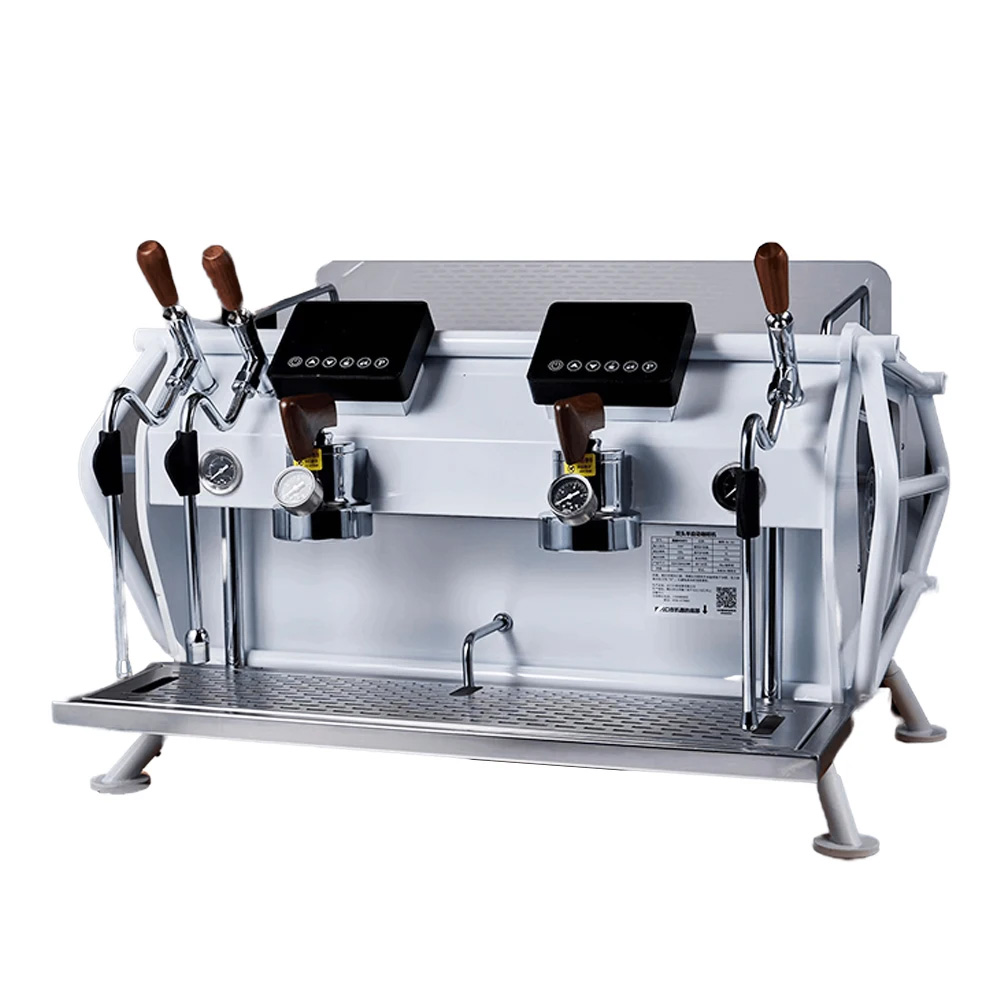 التجارية مزدوجة الرأس 2L + 6L  - مراجعة Espresso Machine Dual Boiler وسعره