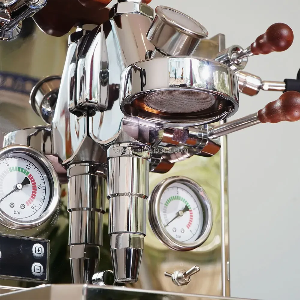 ماكينة قهوة إسبريسو شبه أوتوما - مراجعة Espresso Machine 1 Group E61 وسعره