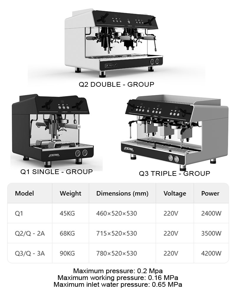 ماكينة قهوة تجارية احترافية جد - مراجعة Commercial Coffee Machine 3 Group وسعره