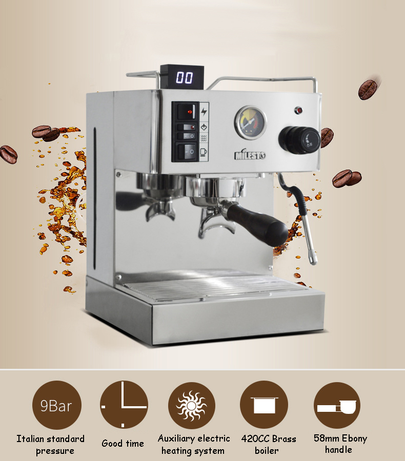 ماكينة قهوة اسبريسو إيطالية 9  - مراجعة Espresso Machine Flow Control وسعره