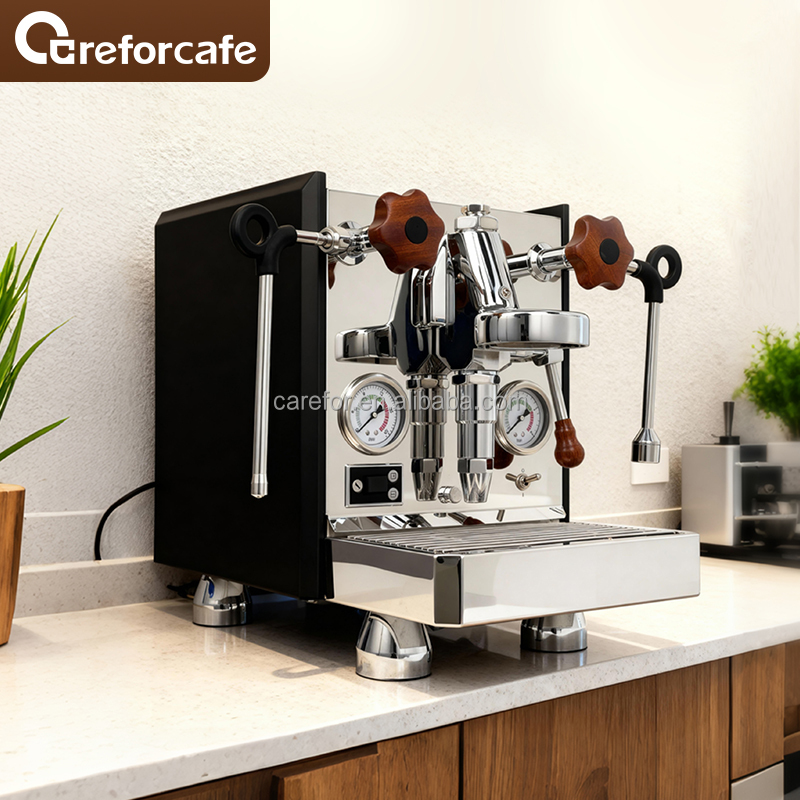 ماكينة قهوة إسبريسو احترافية ف - مراجعة Espresso Machine 1 Group E61 وسعره