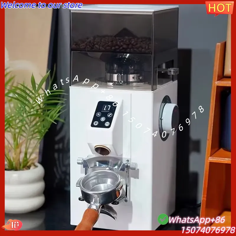 مطحنة قهوة كهربائية 2026 بشفرا - مراجعة Commercial Coffee Grinder Flat Burr 64Mm وسعره