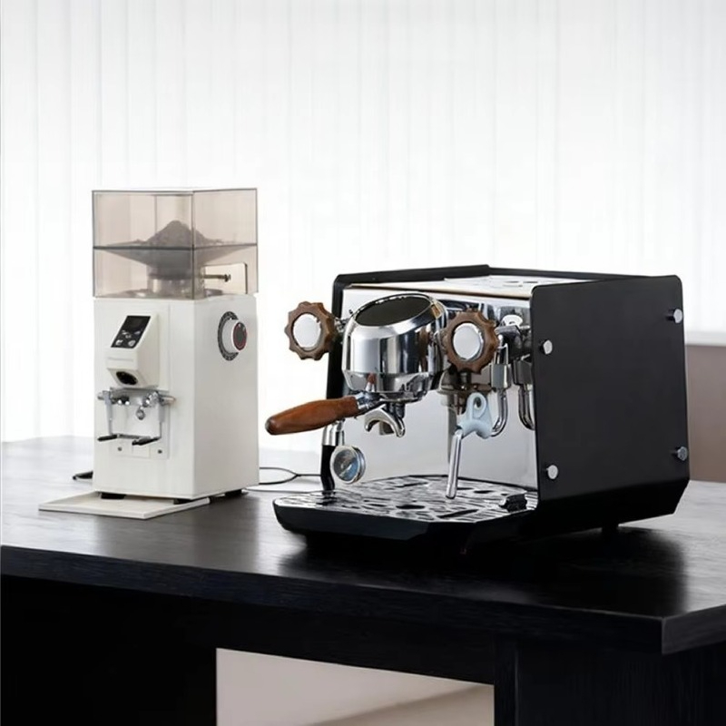 ماكينة قهوة كهربائية عالية الج - مراجعة Espresso Machine Rotary Pump وسعره