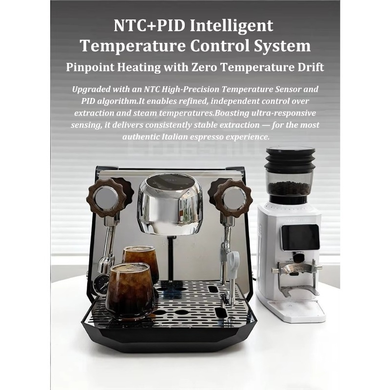 ماكينة قهوة كهربائية عالية الج - مراجعة Espresso Machine Rotary Pump وسعره