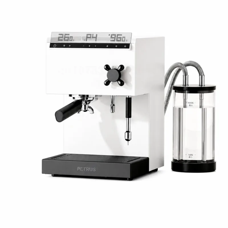 ماكينة قهوة إسبريسو شبه أوتوما - مراجعة Semi Automatic Espresso Machine Pid وسعره