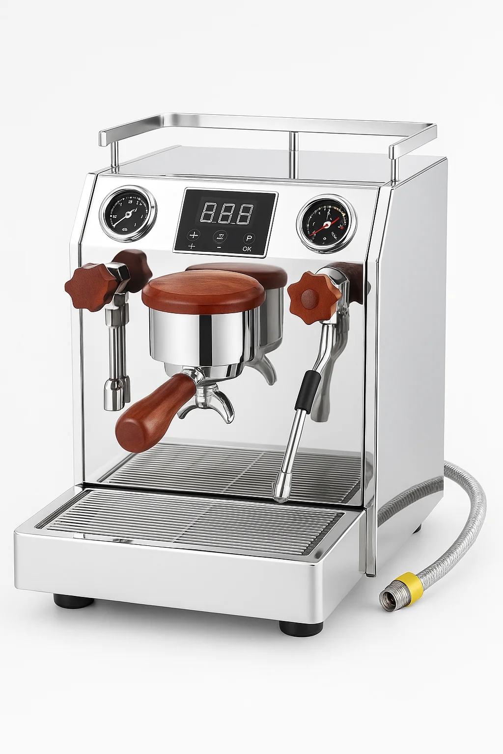 ماكينة إسبريسو فاخرة بوعاءين و - مراجعة Espresso Machine Rotary Pump وسعره