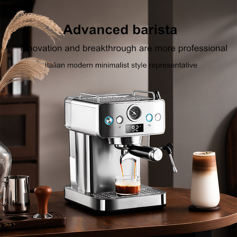 ماكينة إسبريسو شبه أوتوماتيكية - مراجعة Espresso Machine Flow Control وسعره