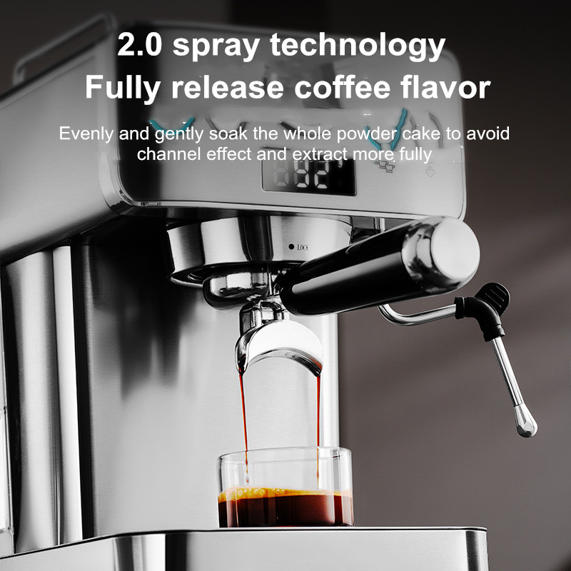 ماكينة إسبريسو شبه أوتوماتيكية - مراجعة Espresso Machine Flow Control وسعره