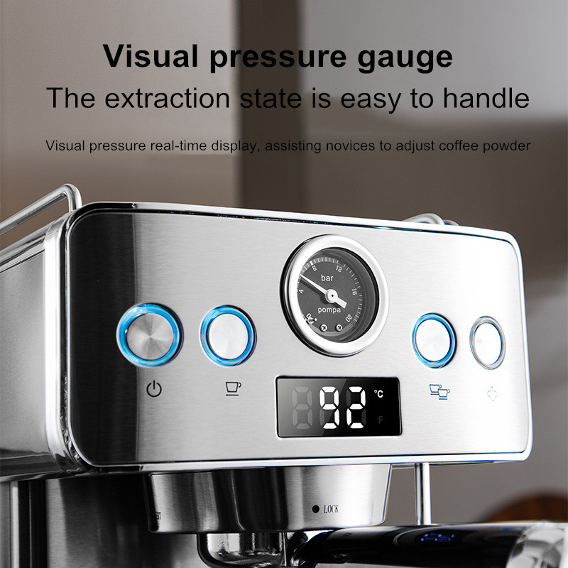 ماكينة إسبريسو شبه أوتوماتيكية - مراجعة Espresso Machine Flow Control وسعره